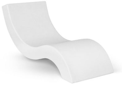 Casa Padrino Luxus Poolliege Matt Weiß 180 x 70 x H. 62,5 cm - Moderne Wetterbeständi