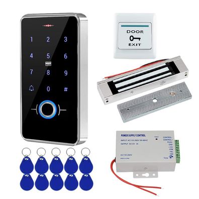 FSTW Térzugangskontrollsystem IP68 RFID Fingerabdruck 180KG Magnetschloss