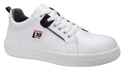 ELTEN GHOST Low ESD S3 Sicherheitsschuhe Herren Textil Stahlkappe 46 Weiß
