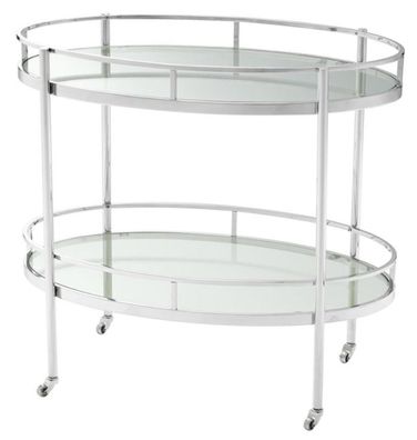 Casa Padrino Luxus Servierwagen 77 x 47 x H. 70 cm - Hotel & Restaurant Accessoires