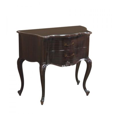 Casa Padrino Barock Luxus Kommode Braun-Rot B 80 cm, H 70 cm - Barock Möbel