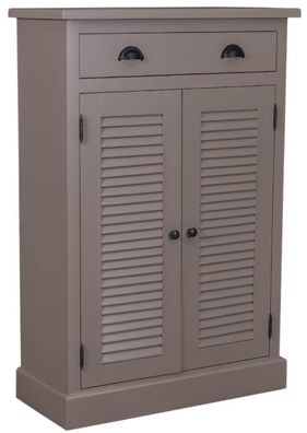Casa Padrino Landhausstil Kommode Grau 85 x 37 x H. 120 cm - Landhausstil Möbel