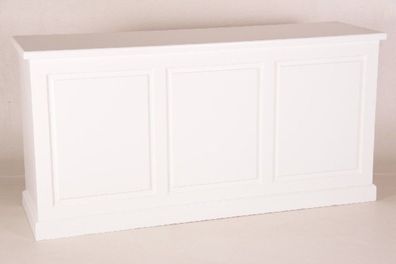 Casa Padrino Shabby Chic Landhaus Stil Theken Schrank Weiß B 200 H 99 cm Theke Ladent
