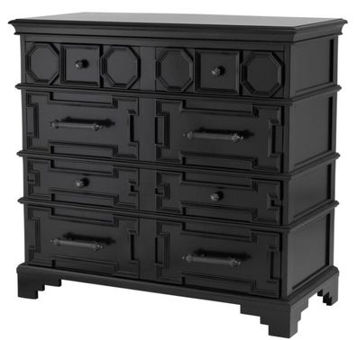 Casa Padrino Designer Mahagoni Kommode 107 x 51 x H. 101 cm - Luxus Qualität
