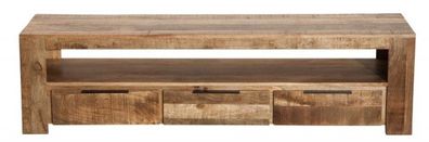 Casa Padrino Designer Fernsehschrank Natur B.170cm x H.45cm x T.45cm - Sideboard - K