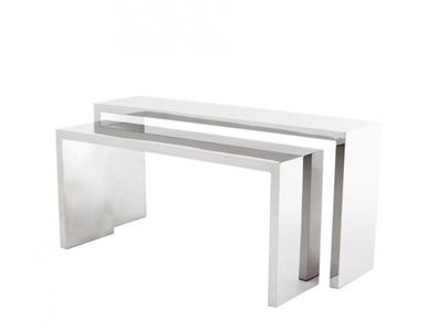 Casa Padrino Luxus Konsolen 2er Set - Konsolen Tisch Möbel