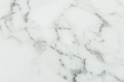 Casa Padrino Designer Konsole mit Marmor 140 cm Weiss / Grau - Modern Barock