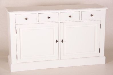 Casa Padrino Shabby Chic Landhaus Stil Kommode Weiß B 150 H 90 cm Möbel Diele Esszimm