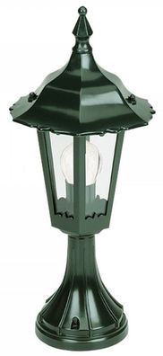 Casa Padrino Gartenlaterne / Gartenlampe Grün Ø 20 x H. 44 cm - Nostalgische Wetterfe