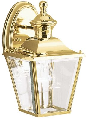 Casa Padrino Jugendstil Außenwandleuchte Gold 14,7 x 17 x H. 26,3 cm - Nostalgische B