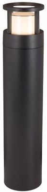 Casa Padrino LED Außenleuchte Schwarz Ø 10,8 x H. 50 cm - Wetterbeständige Gartenleuc