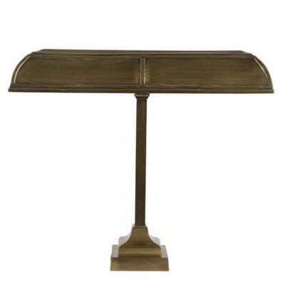 Luxus Messing Schreibtischleuchte Bankerlampe New York Style - Hochwertige Qualität S