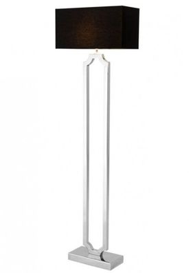 Casa Padrino Luxus Stehleuchte Nickel Durchmesser 19 x 50 x H 169 cm - Luxus Hotel Re