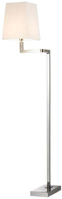 Casa Padrino Designer Stehleuchte Silber 35 x H. 172,5 cm - Luxus Stehlampe