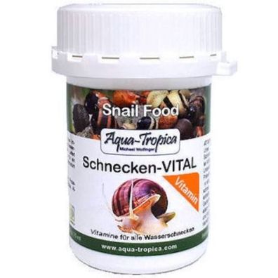 Aqua-Tropica Schnecken-VITAL Vitamin 40g - Vitamine für alle Wasserschnecken