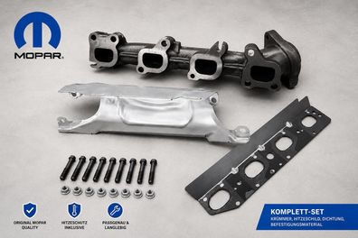 Auspuffkrümmer Set links (Krümmer, itzeschild, chrauben, ichtung) RAM 1500 5,7L