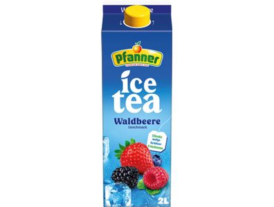 Pfanner Eistee Waldbeere - 6 x 2 l Faltschachtel
