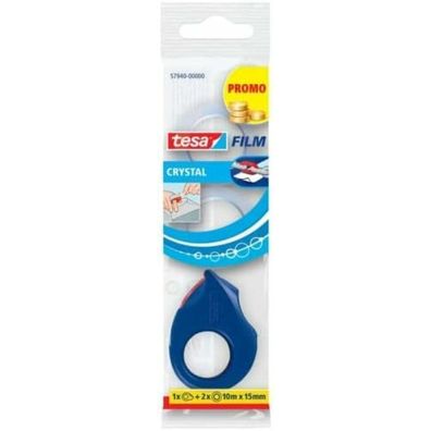 Tesa tesafilm Abroller Mini + 2 Rollen kristall-klar