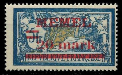 MEMEL 1920 Nr 33 postfrisch X7D83AA