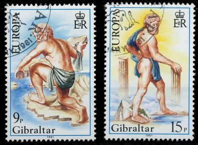 Gibraltar 1981 Nr 416-417 gestempelt X5A9BDE