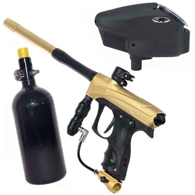 Dye Rize CZR+ Paintball Package - black/gold