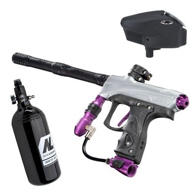 Dye Rize CZR+ Paintball Package - grey/purple