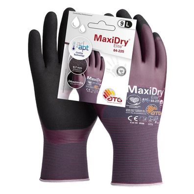 ATG Arbeitshandschuhe MaxiDry Elite Nylon Strickhandschuhe (64 225 Hct), SB Ver