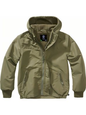 Brandit Kinder Jacke Kids Windbreaker Frontzip Olive