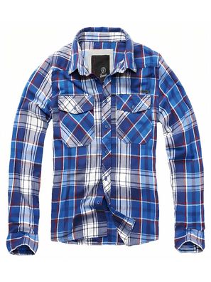 Brandit Hemd Checkshirt in Navy