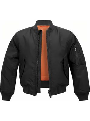 Brandit Kinder Jacke Kids MA1 Jacket Black