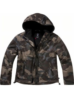 Brandit Women Jacke Ladies Windbreaker frontzip Darkcamo