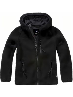 Brandit Women Jacke Ladies Teddyfleecejacket hood Black