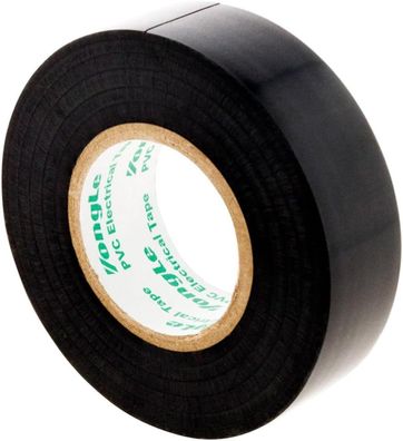 Zenitech Isolierband 19mm x 20m 10er Set weiß elektrisches Klebeband