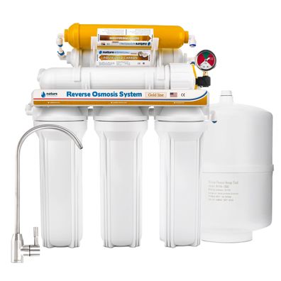 Nature Water Professionals Umkehrosmose-System 6-Stufen 5 L 50 GPD Membran