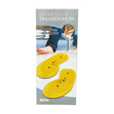 Gel Magnet Einlegesohlen Herren transparent zuschneidbar Sport Beruf Freizeit