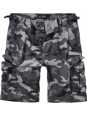 Brandit Herren Shorts BDU Ripstop Shorts Grey Camo