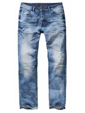 Brandit Hose Will Denim Jeans in Denim Blue