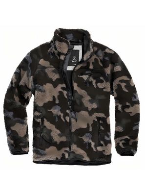 Brandit Jacke Teddyfleece Jacket in Darkcamo