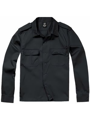 Brandit Hemd US Shirt 1/1 Arm in Black
