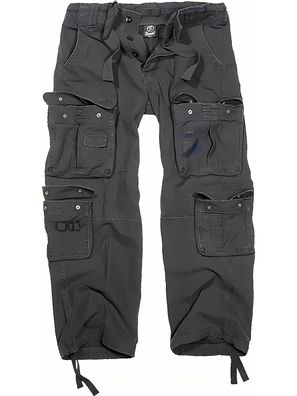 Brandit Hose Pure Vintage Trouser in Black