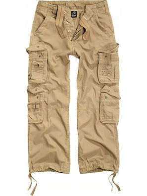 Brandit Hose Pure Vintage Trouser in Beige