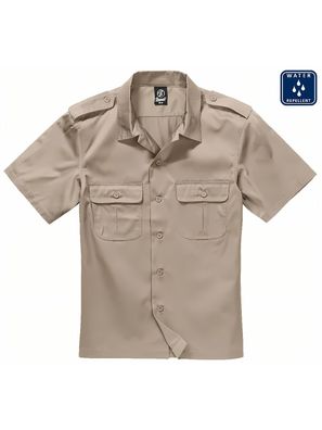Brandit Hemd US Shirt 1/2 Arm in Beige