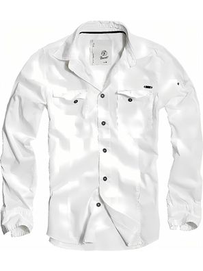 Brandit Hemd Shirt Slim MEN in White