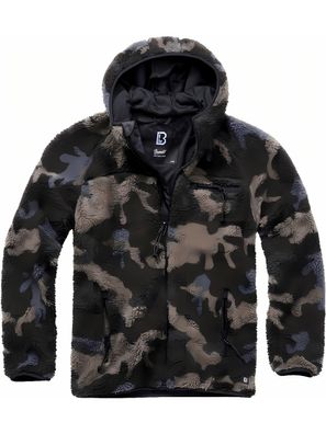 Brandit Jacke Teddyfleece Worker Jacket in Darkcamo