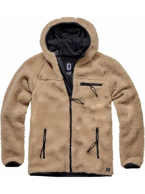 Brandit Jacke Teddyfleece Worker Jacket in Olive