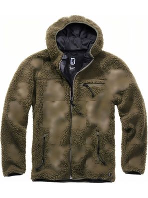 Brandit Jacke Teddyfleece Worker Jacket in Olive