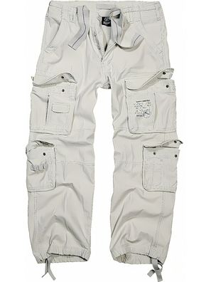 Brandit Hose Pure Vintage Trouser in Old White