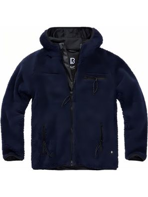 Brandit Herren Jacke Teddyfleece Worker Jacket Navy