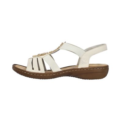 Rieker 6080680 608 60806-80 Weiß offwhite 80