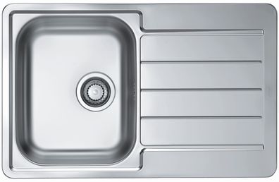 Küchenspüle 79x50cm Edelstahl Einbauspüle Line 80 Schrank ab 45 cm